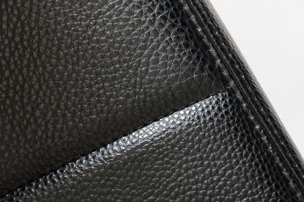 30' Black Bonded Leather and Metal Accent Chair By Homeroots | Accent Chairs | Modishstore - 3