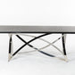 30" Wenge Veneer And Stainless Steel Dining Table By Homeroots | Dining Tables | Modishstore - 3