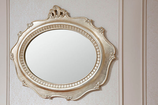 35" Gold Mirror By Homeroots | Mirrors | Modishstore