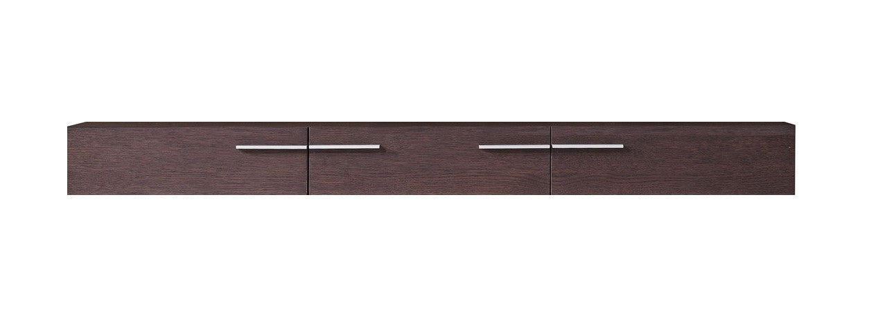 32' Brown Veneer And Glass Buffet By Homeroots | Sideboards | Modishstore - 4