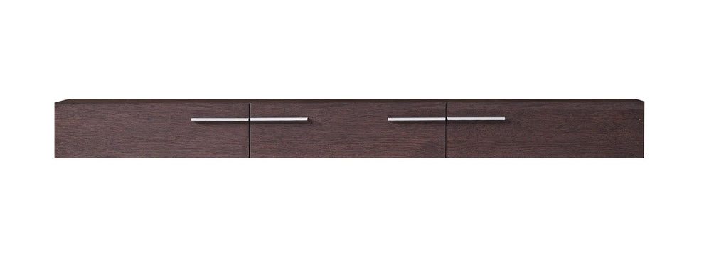 32' Brown Veneer And Glass Buffet By Homeroots | Sideboards | Modishstore - 4