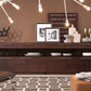 32' Brown Veneer And Glass Buffet By Homeroots | Sideboards | Modishstore