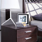 Modern Brown Oak Finish Two Drawer Nightstand By Homeroots | Nightstands | Modishstore