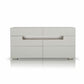 28' White Mdf Dresser By Homeroots | Dressers | Modishstore - 3