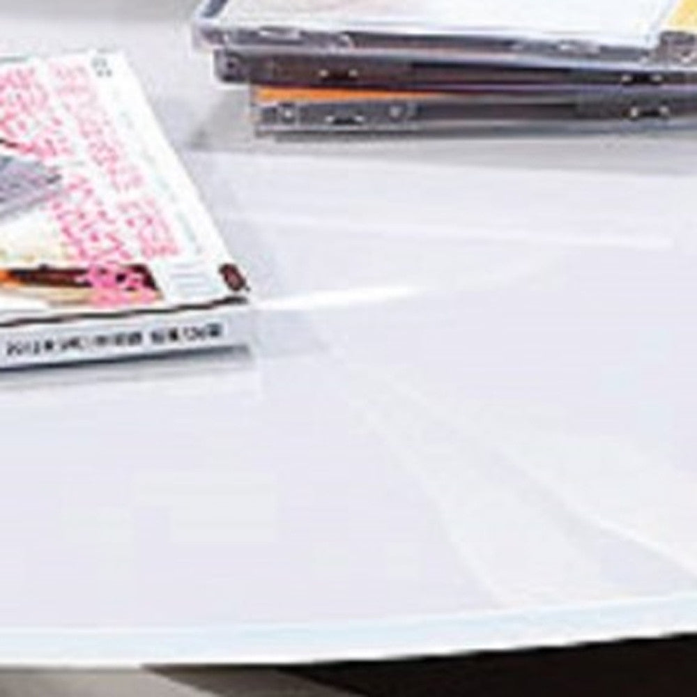 12' Grey Glass Coffee Table with a Swivel Compartment By Homeroots | Coffee Tables | Modishstore - 5