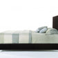 Queen Brown Pu Panel Bed By Homeroots | Beds | Modishstore - 3