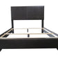 Full Black Pu Panel Bed By Homeroots | Beds | Modishstore - 5
