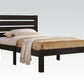 Popular Espresso Queen Size Slat Wood Bed By Homeroots | Beds | Modishstore