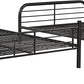 Dark Brown Metal Tube Full Over Full Bunk Bed By Homeroots | Beds | Modishstore - 4