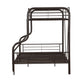 Twin Over Full Sandy Black Metal Tube Bunk Bed By Homeroots | Beds | Modishstore - 5