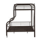 Twin Over Full Sandy Black Metal Tube Bunk Bed By Homeroots | Beds | Modishstore - 6