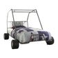 Twin Gunmetal Go Kart Bed By Homeroots | Beds | Modishstore - 4