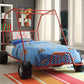 Twin Gunmetal Go Kart Bed By Homeroots | Beds | Modishstore - 5