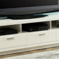 White Mdf Tv Stand By Homeroots | TV Stands | Modishstore - 2
