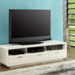 White Mdf Tv Stand By Homeroots | TV Stands | Modishstore - 3