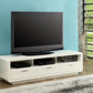 White Mdf Tv Stand By Homeroots | TV Stands | Modishstore