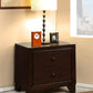 Espresso Rubber Wood Nightstand By Homeroots - 285542 | Nightstands | Modishstore