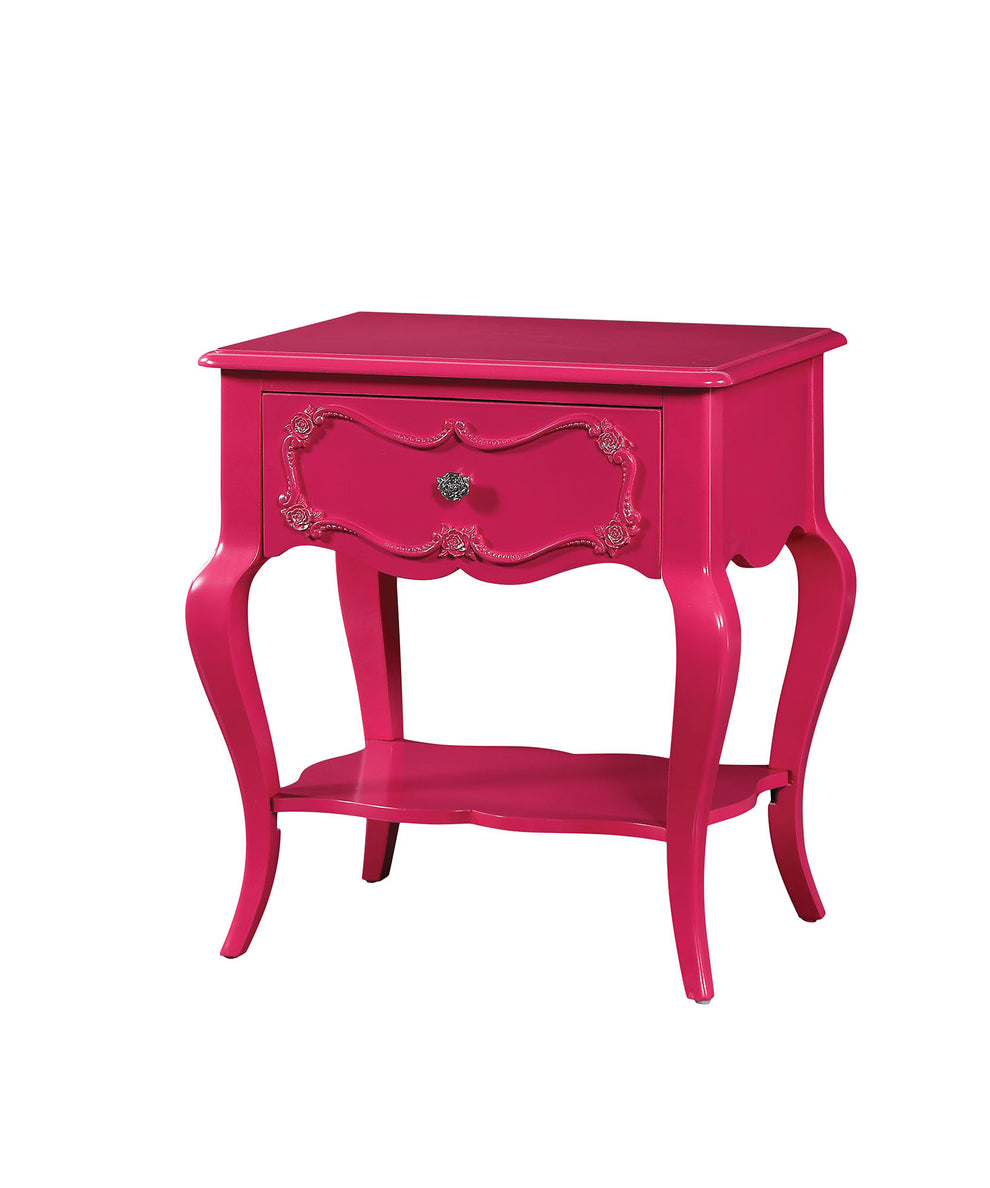 Pearl White Pine Wood Nightstand By Homeroots | Nightstands | Modishstore - 4