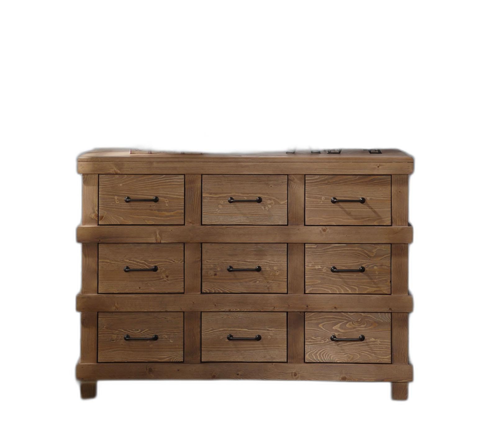 Antique Oak Dresser By Homeroots | Dressers | Modishstore - 2