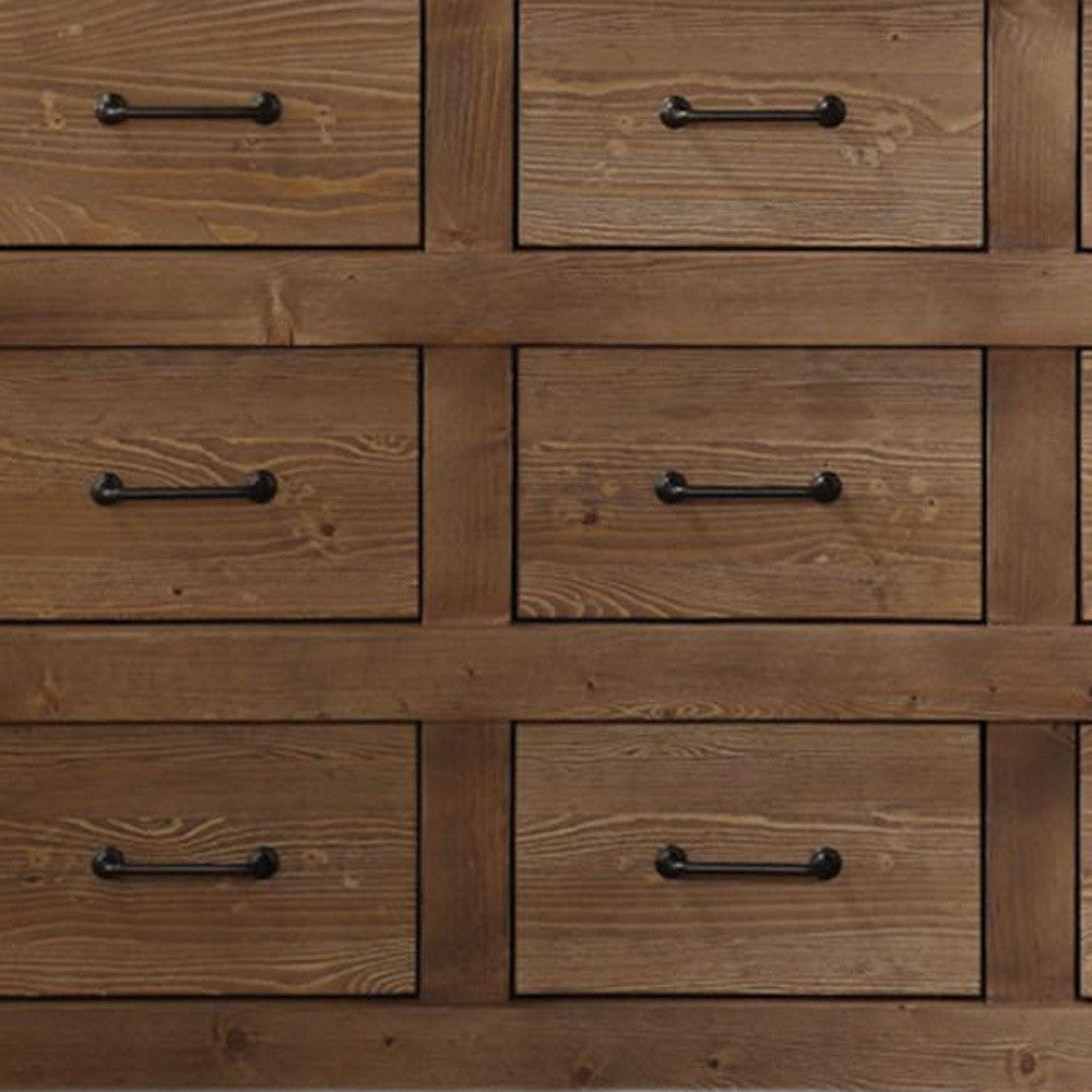 Antique Oak Dresser By Homeroots | Dressers | Modishstore - 5