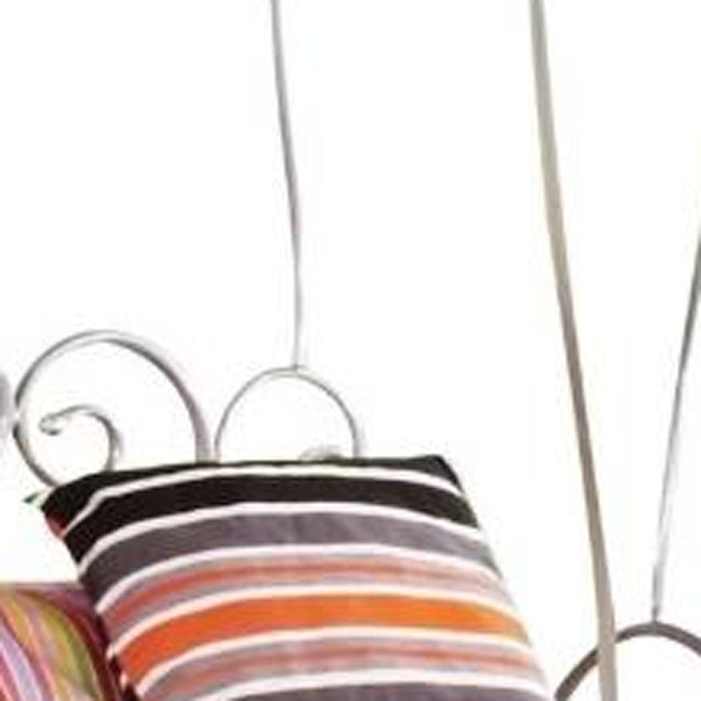 Silver Metal Tube Twin Bed With Canopy By Homeroots | Beds | Modishstore - 2