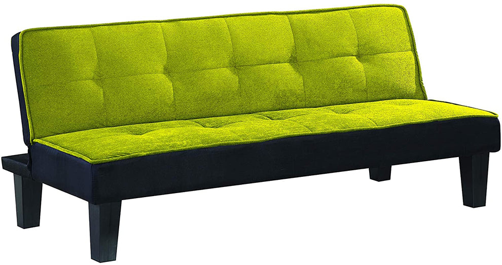 Green Flannel Fabric Adjustable Couch By Homeroots | Sofas | Modishstore - 2