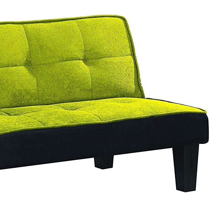 Green Flannel Fabric Adjustable Couch By Homeroots | Sofas | Modishstore - 3