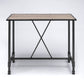 Oak And Black Bar Table By Homeroots | Bar Tables | Modishstore