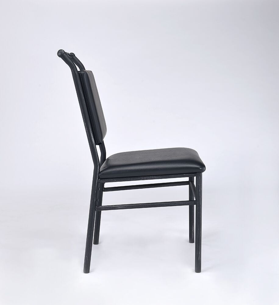 Industrial Chain Upholstered Chair By Homeroots | Office Chairs | Modishstore - 3