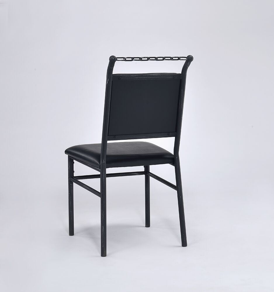 Industrial Chain Upholstered Chair By Homeroots | Office Chairs | Modishstore - 4
