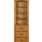 Rustic Oak Bookcase Cabinet By Homeroots | Cabinets | Modishstore - 2