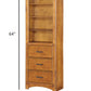 Rustic Oak Bookcase Cabinet By Homeroots | Cabinets | Modishstore - 6
