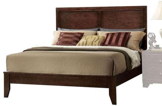 Espresso Rubber And Tropical Wood California King Bed By Homeroots | Beds | Modishstore