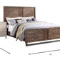 Reclaimed Oak Queen Bed By Homeroots | Beds | Modishstore - 3