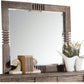 Reclaimed Oak Finish Rectangular Mirror By Homeroots | Mirrors | Modishstore