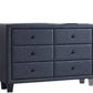 Tone Gray Pu Wood Dresser By Homeroots | Dressers | Modishstore