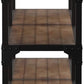 72' Rustic Weathered Oak Finish Console Storage Table By Homeroots | Console Tables | Modishstore - 4