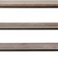 60' Rustic Weathered Oak Console Storage Table By Homeroots | Console Tables | Modishstore - 2