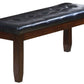 Black And Espresso Elegant Bench By Homeroots | Benches | Modishstore