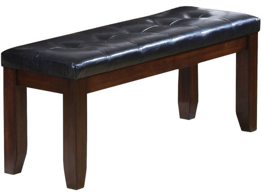 Black And Espresso Elegant Bench By Homeroots | Benches | Modishstore