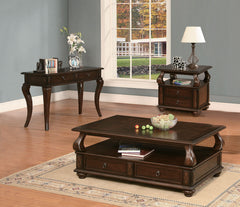 Walnut Coffee Table By Homeroots