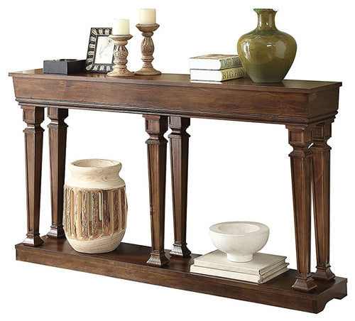 Oak Wood Console Table By Homeroots | Console Tables | Modishstore