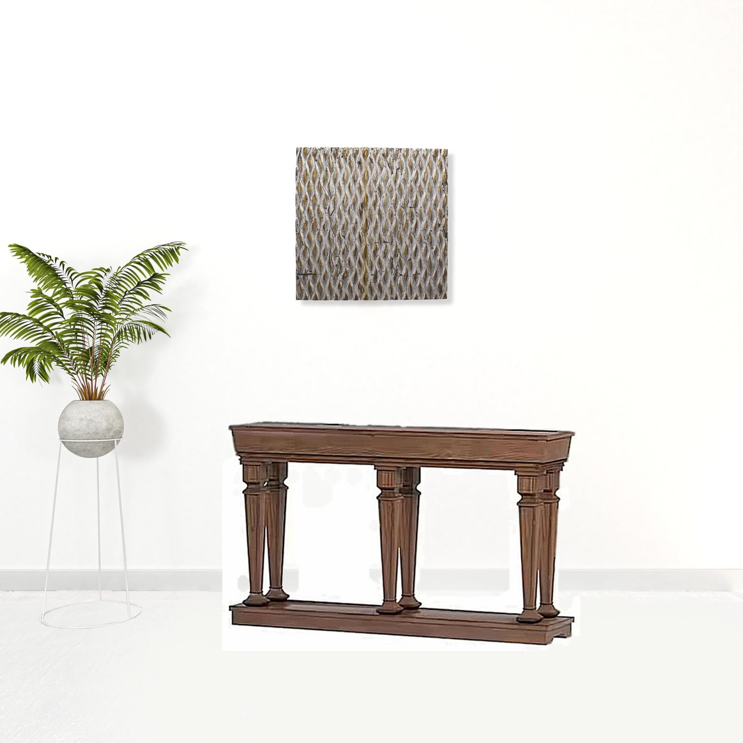 Oak Console Table By Homeroots | Console Tables | Modishstore - 2