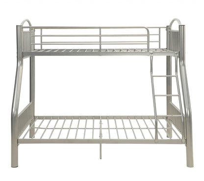 Twin Over Full Black Bunk Bed By Homeroots | Beds | Modishstore - 3