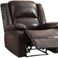 Espresso Pu Recliner By Homeroots | Recliners | Modishstore - 4