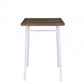 Oak And Chrome Bar Table By Homeroots - 286229 | Bar Tables | Modishstore