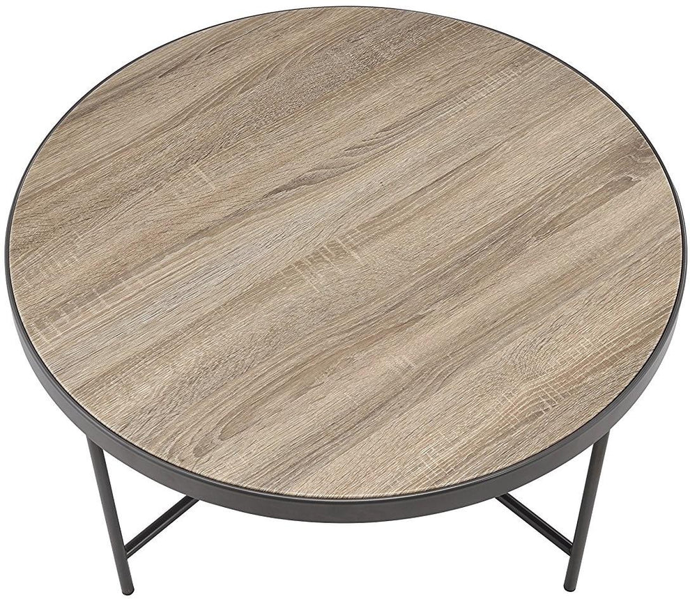 Weathered Gray Oak Coffee Table By Homeroots | Coffee Tables | Modishstore - 2