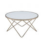 Frosted Glass Champagne Coffee Table By Homeroots | Coffee Tables | Modishstore