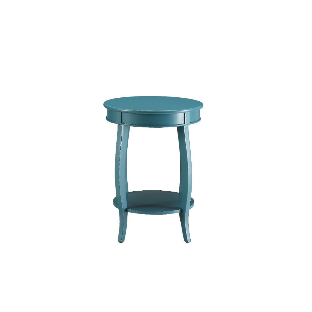 Pop of Color Teal Side or End Table By Homeroots | End Tables | Modishstore - 3