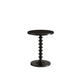 Black Solid Wooden Stylish Accent Side Table By Homeroots | Side Tables | Modishstore